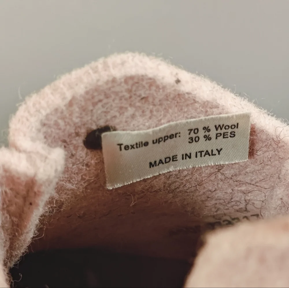 Birkenstock andermatt ankle wool bootie size C12 soft pink